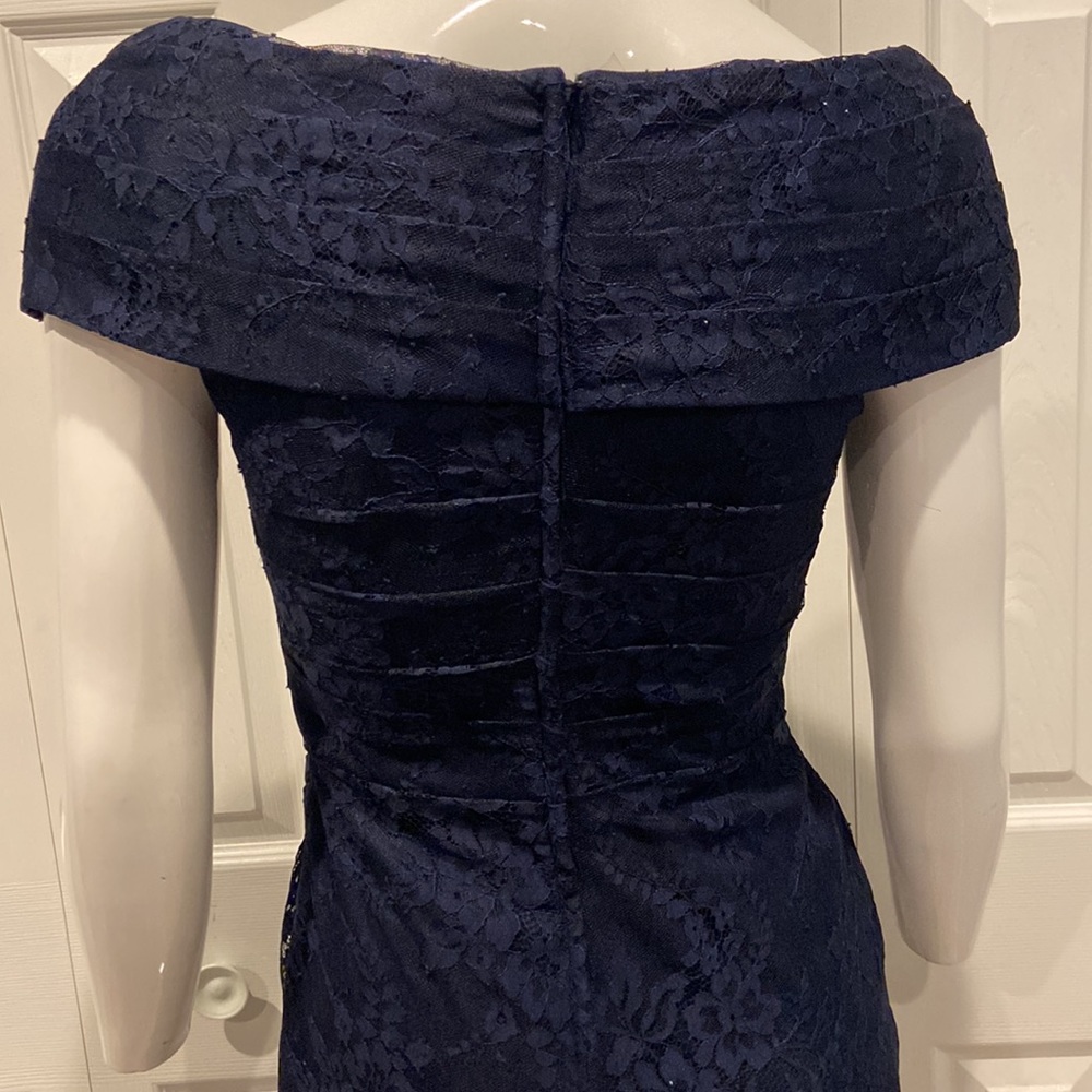 NWOT La Femme lace gown - Picture 9 of 11